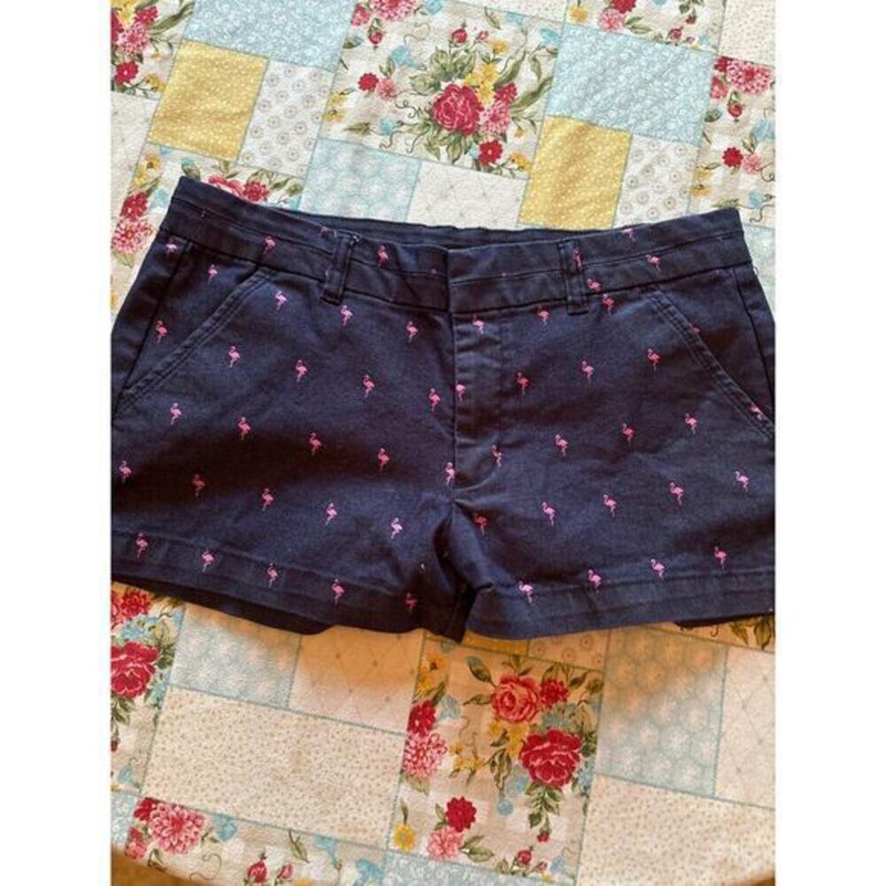 Harper flamingo denim shorts size L